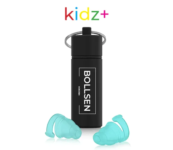 Kidz+ Earplugs for Children - Bathing, Swimming, Loud Events